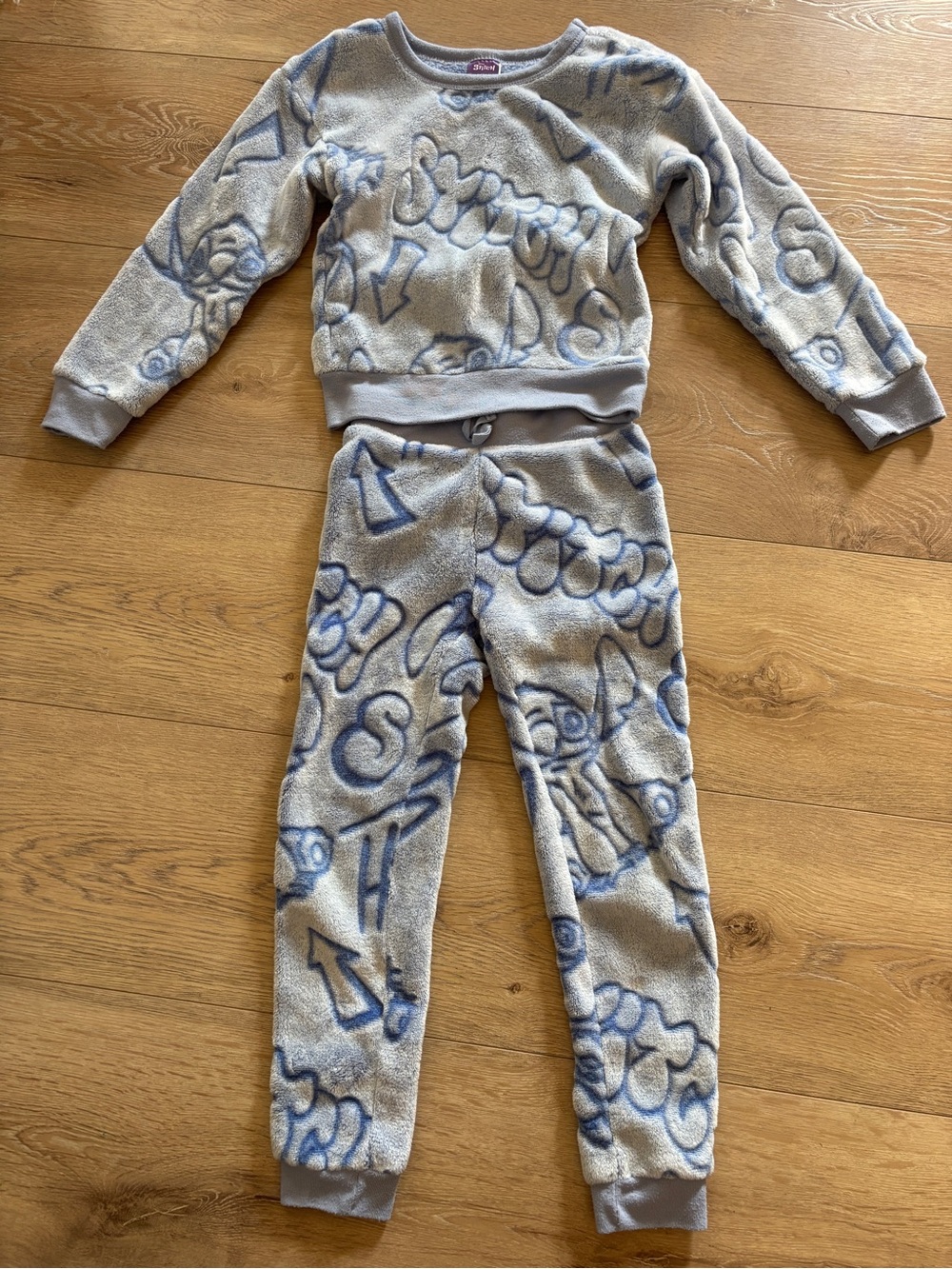 Disney Lilo and Stitch Matching Blue Soft Sweats Joggers Sweatshirt 4-5T Unisex